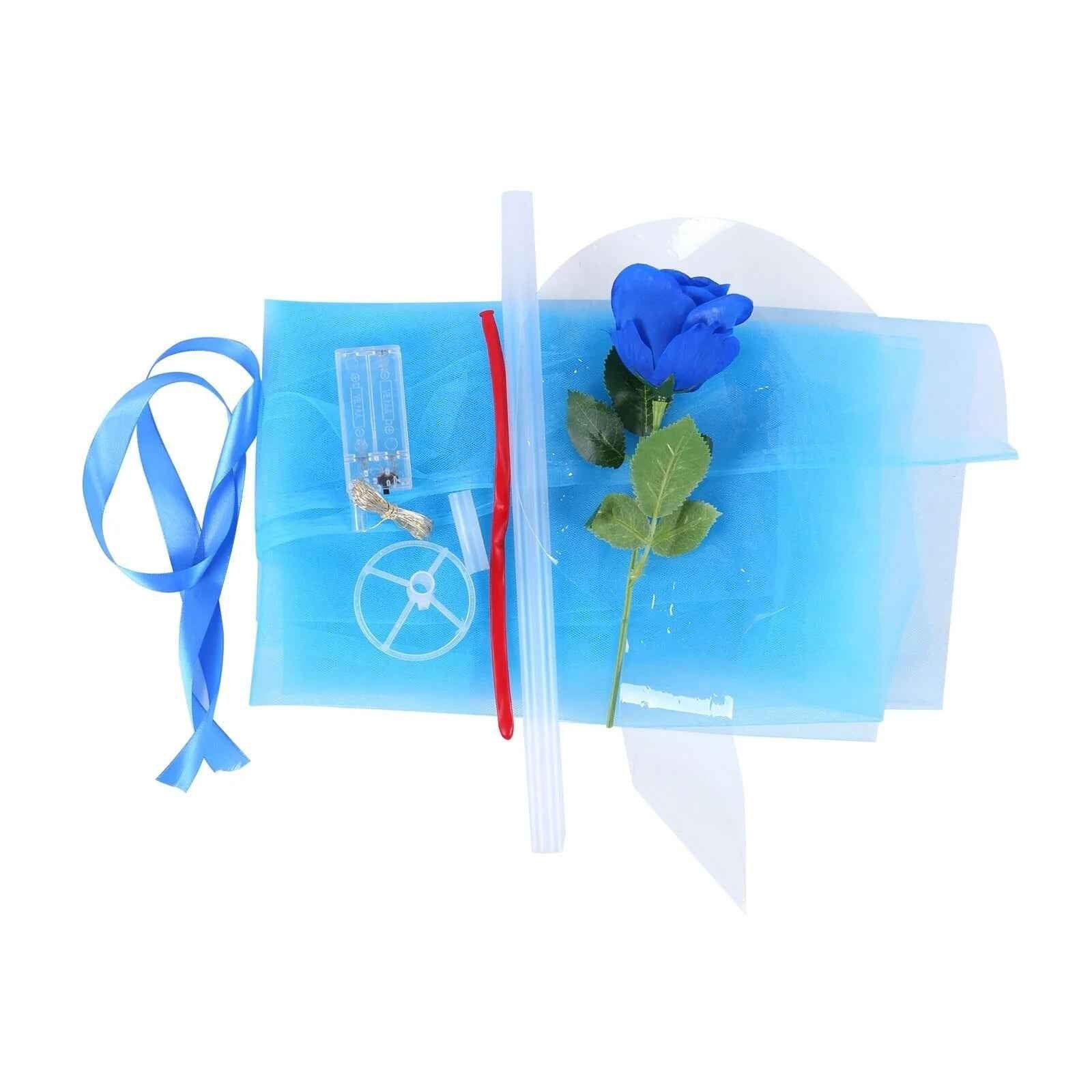 LED Rose Balloon Bouquet Luminous Bobo Ball Valentine Birthday Gift DIY Kit - Image 8
