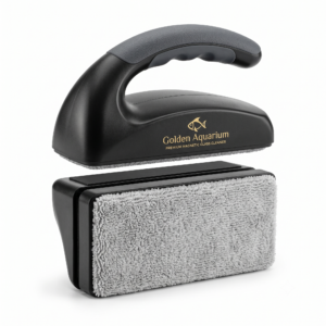 Golden Aquarium Premium Magnetic Glass Cleaner - Magic Algae Scraper Tool for Fish Tanks