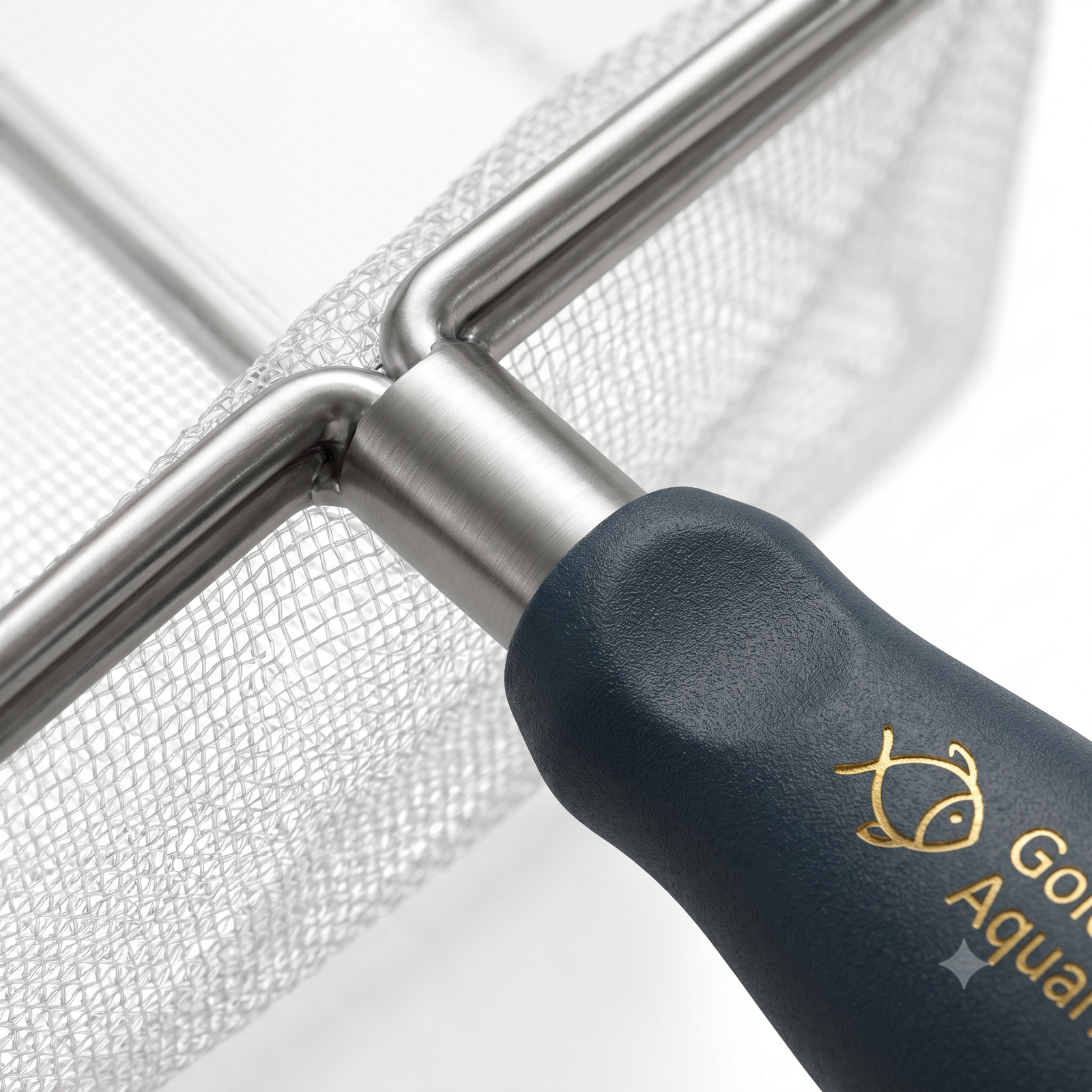 Golden Aquarium Premium Fine Mesh Fish Net - Stainless Steel Handle for Safe Catching - Image 3